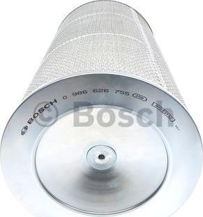 BOSCH 0 986 626 755 - Воздушный фильтр, двигатель unicars.by