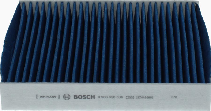 BOSCH 0 986 628 636 - Фильтр воздуха в салоне unicars.by