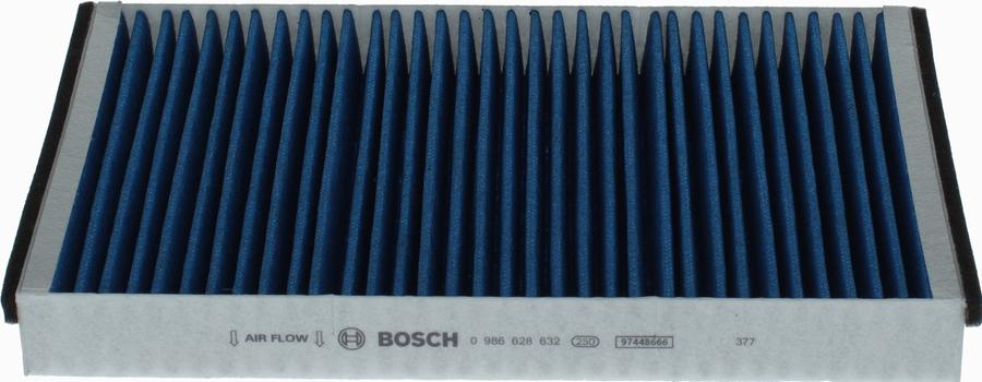 BOSCH 0 986 628 632 - Фильтр воздуха в салоне unicars.by