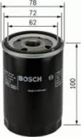 BOSCH 0 986 627 648 - Масляный фильтр unicars.by