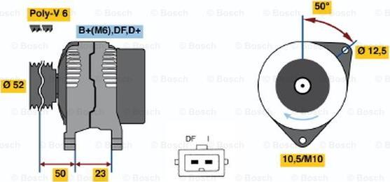 BOSCH 0 986 044 681 - Генератор unicars.by