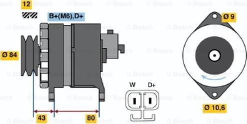 BOSCH 0 986 045 930 - Генератор unicars.by