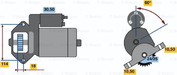 BOSCH 0 986 012 921 - Стартер unicars.by