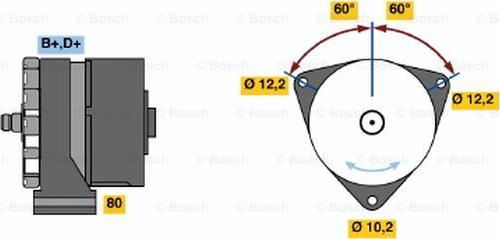 BOSCH 0 986 034 940 - Генератор unicars.by