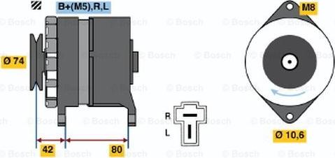 BOSCH 0 986 035 181 - Генератор unicars.by