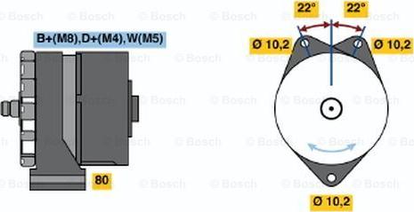 BOSCH 0 986 036 920 - Генератор unicars.by