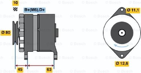 BOSCH 0 986 030 980 - Генератор unicars.by