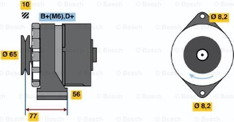 BOSCH 0 986 030 870 - Генератор unicars.by