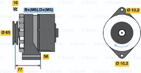 BOSCH 0 986 038 190 - Генератор unicars.by