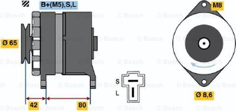 BOSCH 0 986 033 471 - Генератор unicars.by