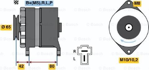 BOSCH 0 986 032 641 - Генератор unicars.by