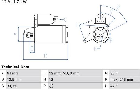 BOSCH 0 986 026 280 - Стартер unicars.by