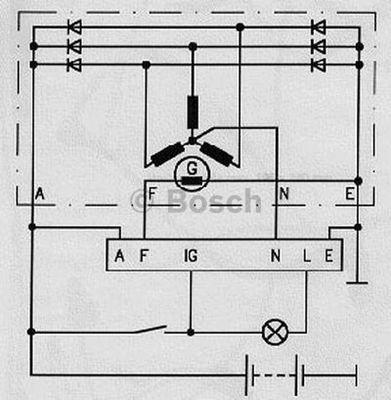 BOSCH 0 986 190 003 - Регулятор напряжения, генератор unicars.by