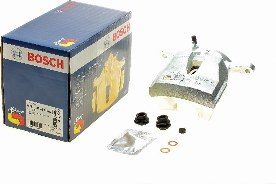 BOSCH 0 986 135 483 - Тормозной суппорт unicars.by