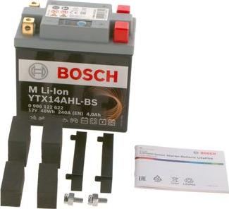 BOSCH 0 986 122 622 - Стартерная аккумуляторная батарея, АКБ unicars.by