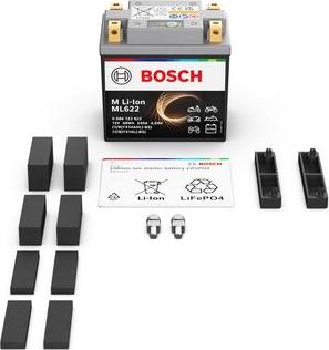 BOSCH 0 986 122 622 - Стартерная аккумуляторная батарея, АКБ unicars.by