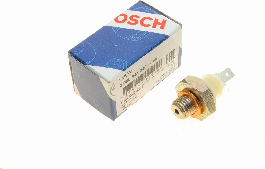 BOSCH 0 986 344 040 - Датчик, давление масла unicars.by