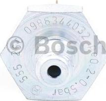 BOSCH 0 986 344 032 - Датчик, давление масла unicars.by