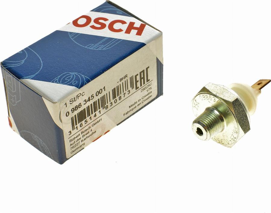 BOSCH 0 986 345 001 - Датчик, давление масла unicars.by