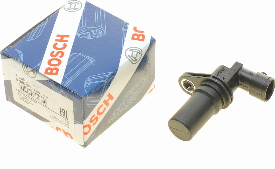 BOSCH 0 986 280 424 - Датчик импульсов, коленвал unicars.by