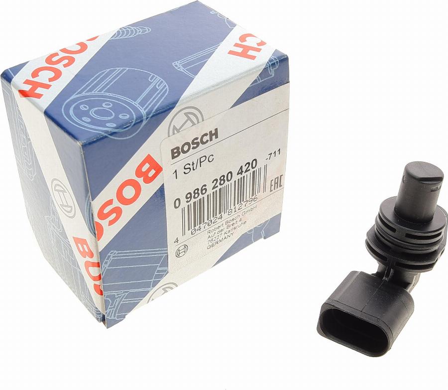 BOSCH 0 986 280 420 - Датчик, положение распределительного вала unicars.by