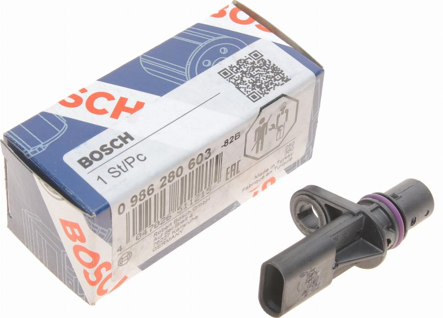 BOSCH 0 986 280 603 - Датчик, положение распределительного вала unicars.by