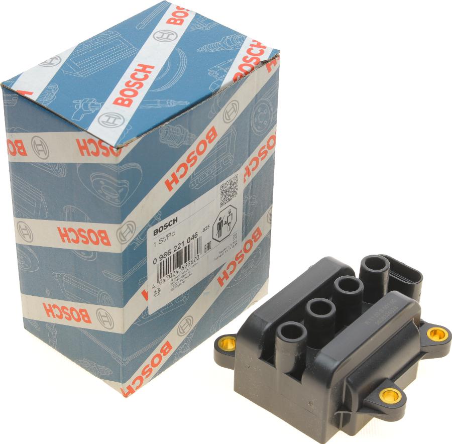 BOSCH 0 986 221 046 - Катушка зажигания unicars.by