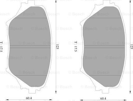 BOSCH 0 986 AB9 089 - Тормозные колодки, дисковые, комплект unicars.by