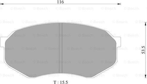 BOSCH 0 986 AB9 029 - Тормозные колодки, дисковые, комплект unicars.by