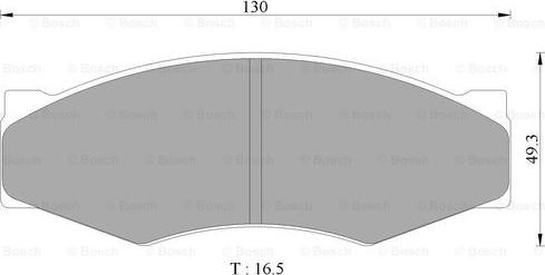 BOSCH 0 986 AB9 168 - Тормозные колодки, дисковые, комплект unicars.by