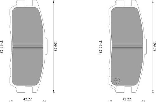 BOSCH 0 986 AB1 701 - Тормозные колодки, дисковые, комплект unicars.by