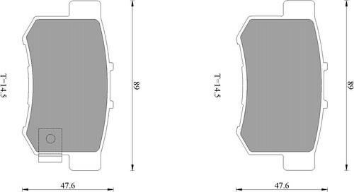 BOSCH 0 986 AB3 491 - Тормозные колодки, дисковые, комплект unicars.by