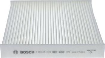 BOSCH 0 986 AF4 512 - Фильтр воздуха в салоне unicars.by