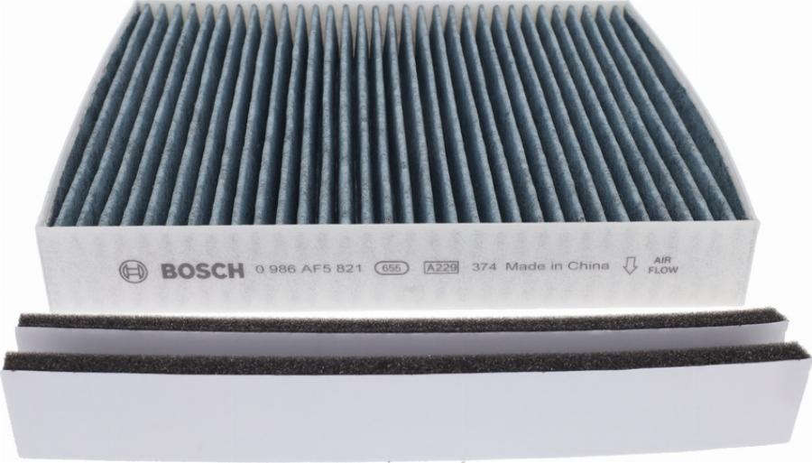 BOSCH 0 986 AF5 821 - Фильтр воздуха в салоне unicars.by