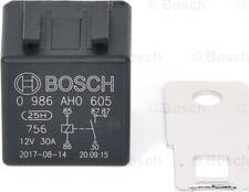 BOSCH 0 986 AH0 605 - Реле, рабочий ток unicars.by