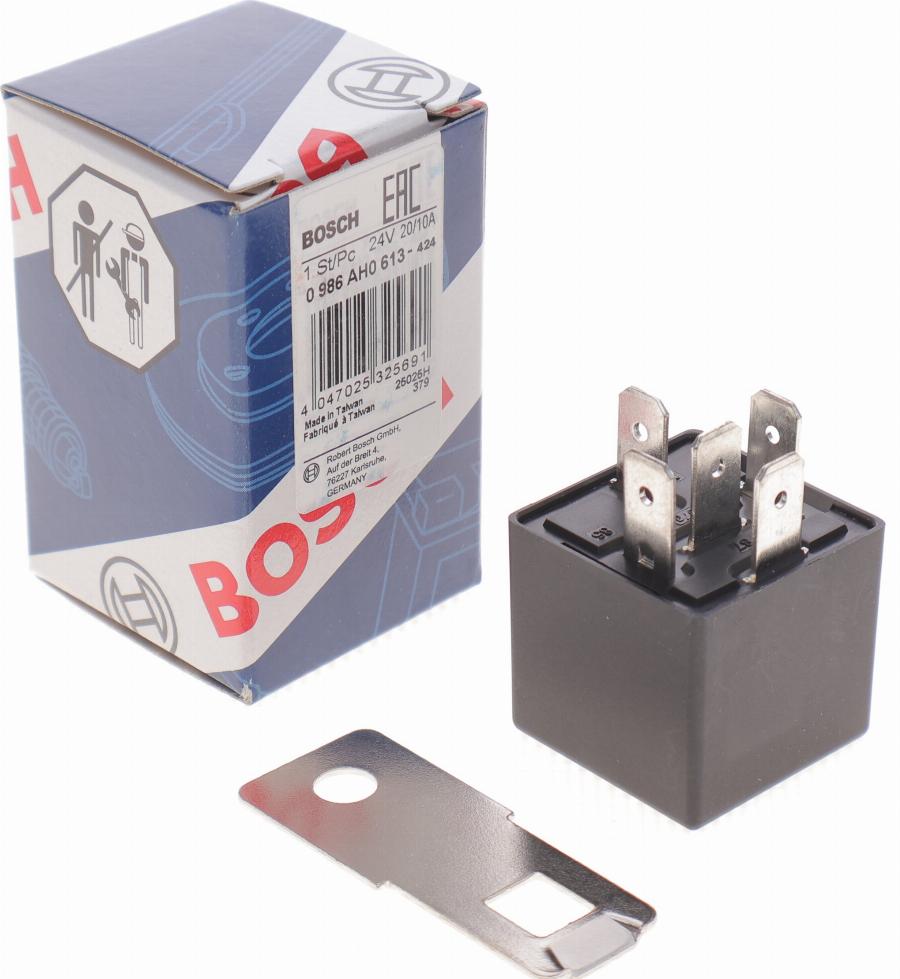 BOSCH 0 986 AH0 613 - Реле, рабочий ток unicars.by