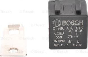 BOSCH 0 986 AH0 613 - Реле, рабочий ток unicars.by