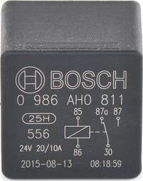 BOSCH 0 986 AH0 811 - Реле, рабочий ток unicars.by