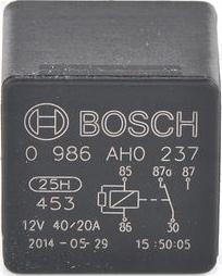 BOSCH 0 986 AH0 237 - Реле, рабочий ток unicars.by