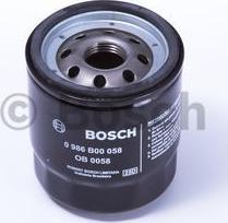 BOSCH 0 986 B00 058 - Масляный фильтр unicars.by