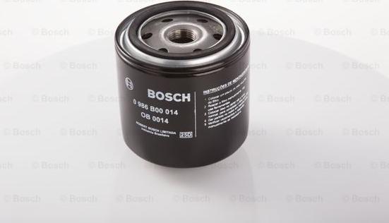 BOSCH 0 986 B00 014 - Масляный фильтр unicars.by