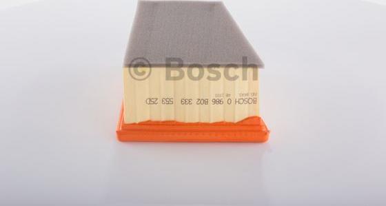 BOSCH 0 986 B02 333 - Воздушный фильтр, двигатель unicars.by