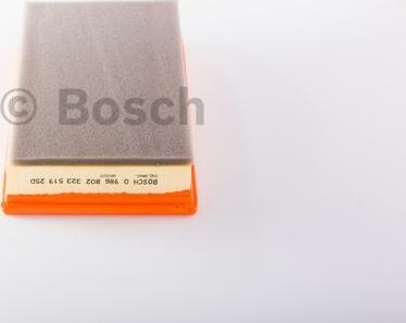 BOSCH 0 986 B02 323 - Воздушный фильтр, двигатель unicars.by