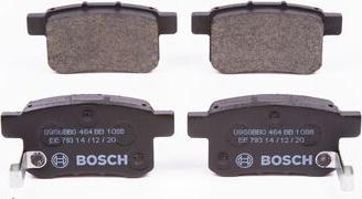 BOSCH 0 986 BB0 464 - Тормозные колодки, дисковые, комплект unicars.by