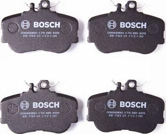 BOSCH 0 986 BB0 176 - Тормозные колодки, дисковые, комплект unicars.by