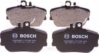 BOSCH 0 986 BB0 176 - Тормозные колодки, дисковые, комплект unicars.by