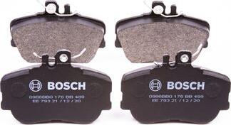 BOSCH 0 986 BB0 176 - Тормозные колодки, дисковые, комплект unicars.by