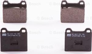 BOSCH 0 986 BB0 255 - Тормозные колодки, дисковые, комплект unicars.by