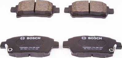 BOSCH 0 986 BB0 764 - Тормозные колодки, дисковые, комплект unicars.by