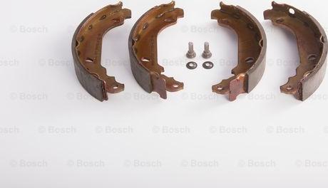 BOSCH 0 986 BB3 535 - Комплект тормозных колодок, барабанные unicars.by